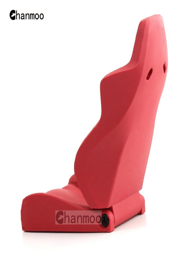 Chanmoo 1/10 RC Crawler Car Toy Seats Simulation Plastic Chair Accessories For 1:10 Scale RC Rock Crawler Buggy Truck Car Traxxas TRX4 Axial SCX10 II 90046 RC4WD D90 TF2 Tamiya Gen8 2Pcs (Red B) - Image 4
